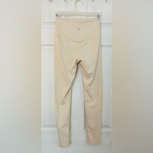NWT Lululemon Size 4 Cream Align Pant Leggings 25” 2 small stains (see pictures)